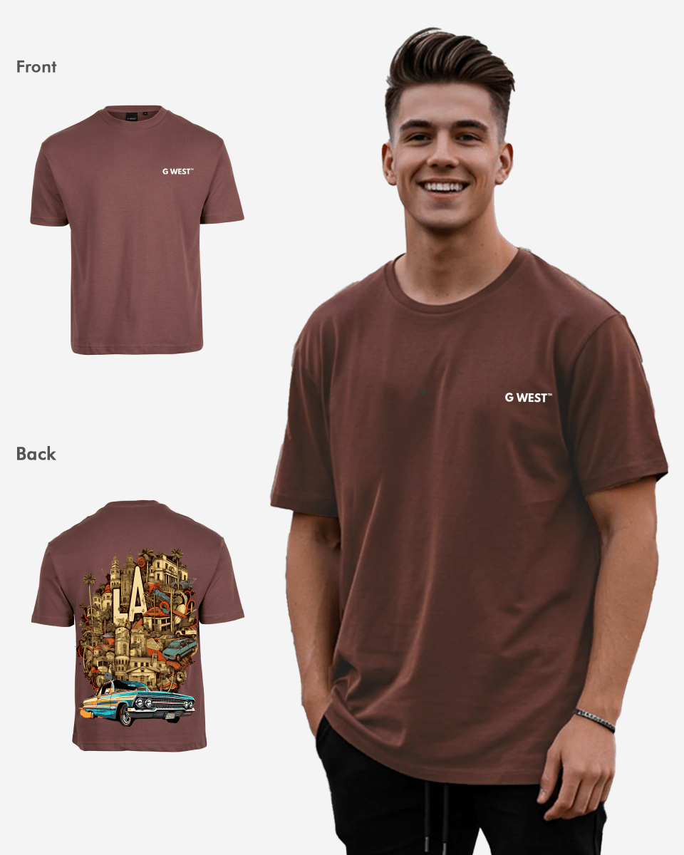 G West Oversized La Culture Tee - G West