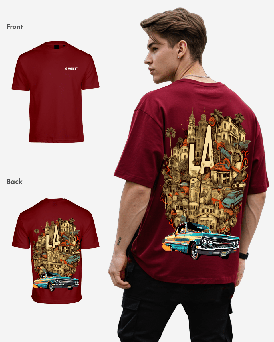G West Oversized La Culture Tee - G West