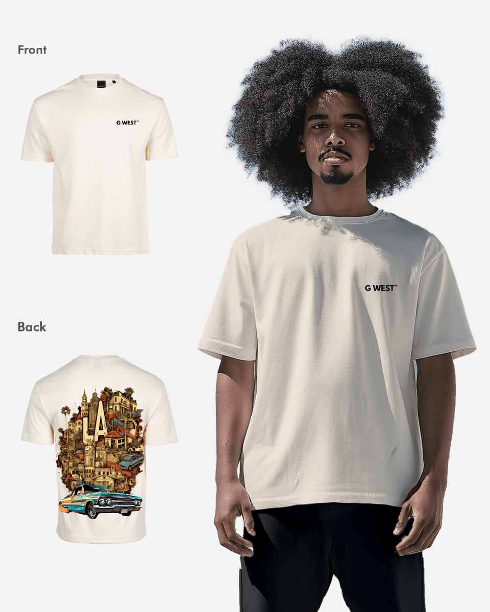 G West Oversized La Culture Tee - G West
