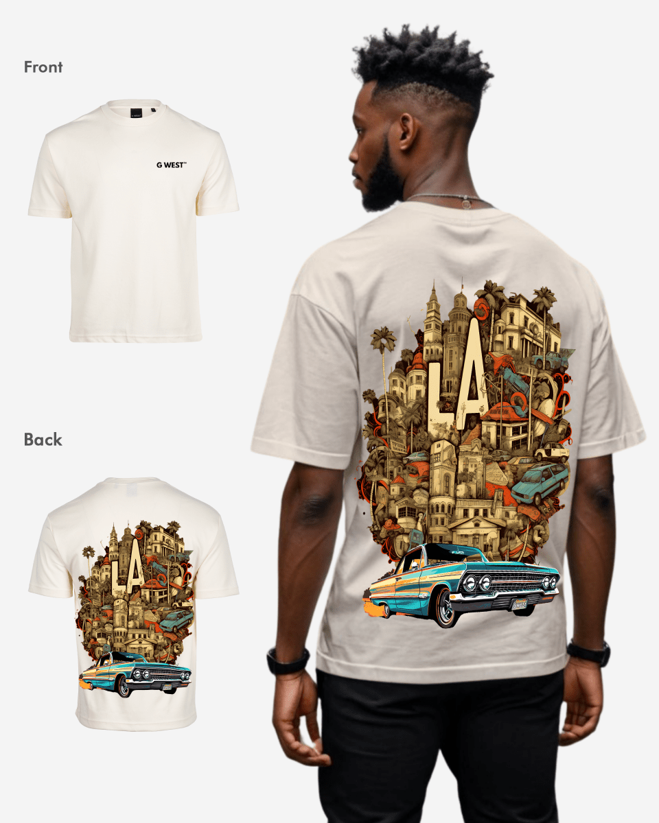 G West Oversized La Culture Tee - G West