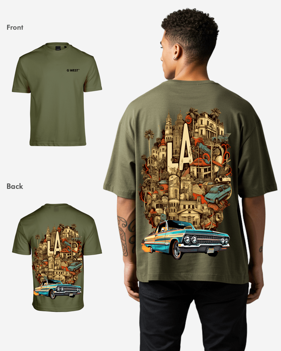 G West Oversized La Culture Tee - G West