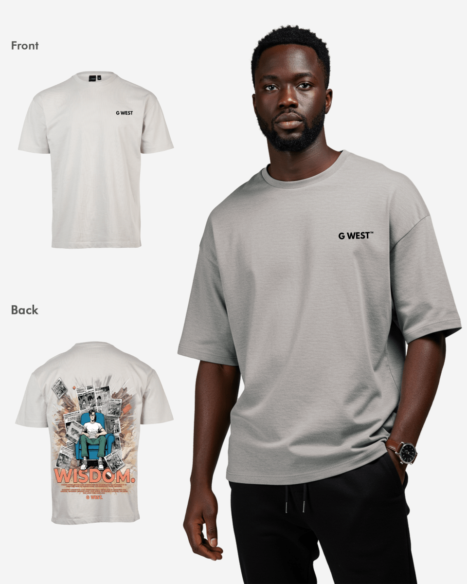 G West Oversized Library T Shirt - G West