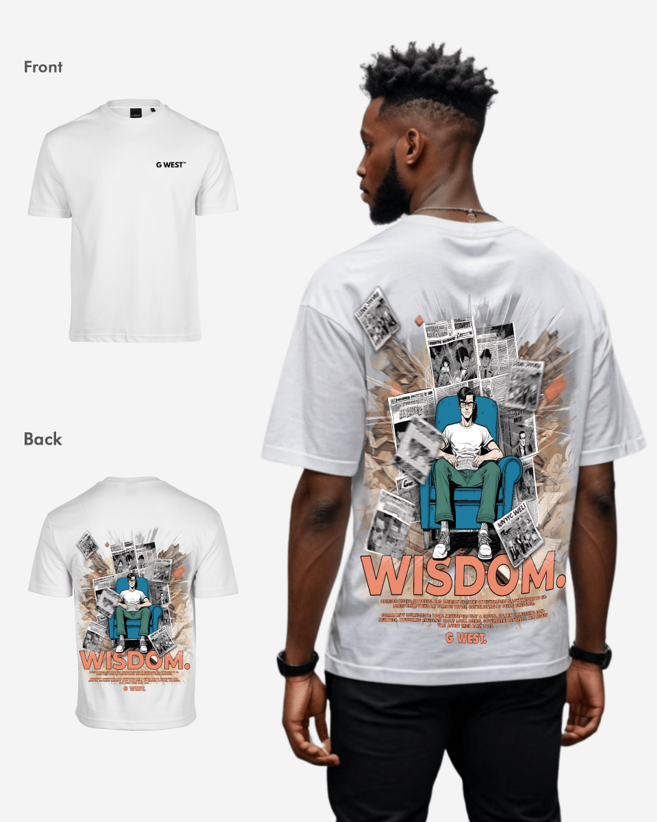 G West Oversized Library T Shirt - G West