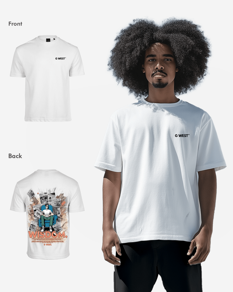 G West Oversized Library T Shirt - G West