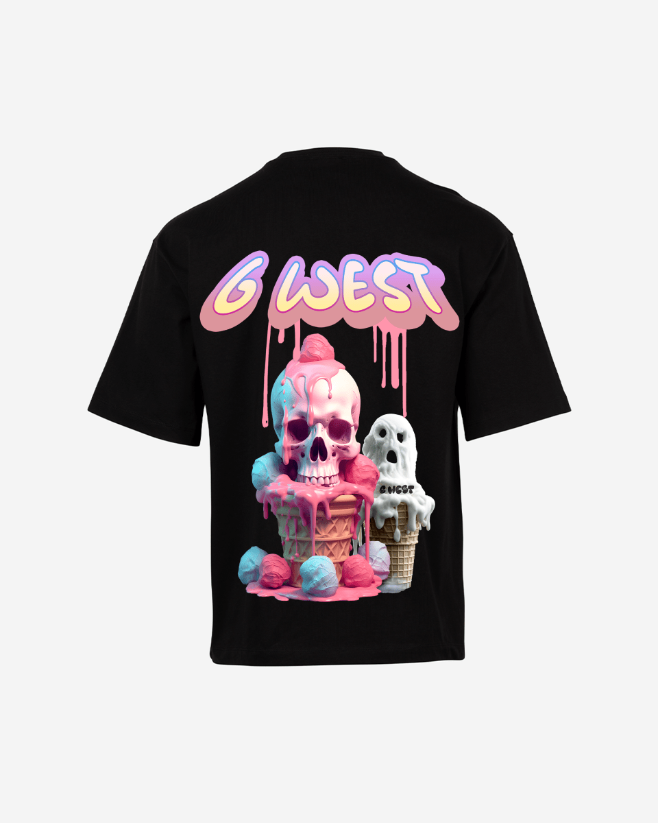 G West Oversized Melting Ice Cream Tee - G West
