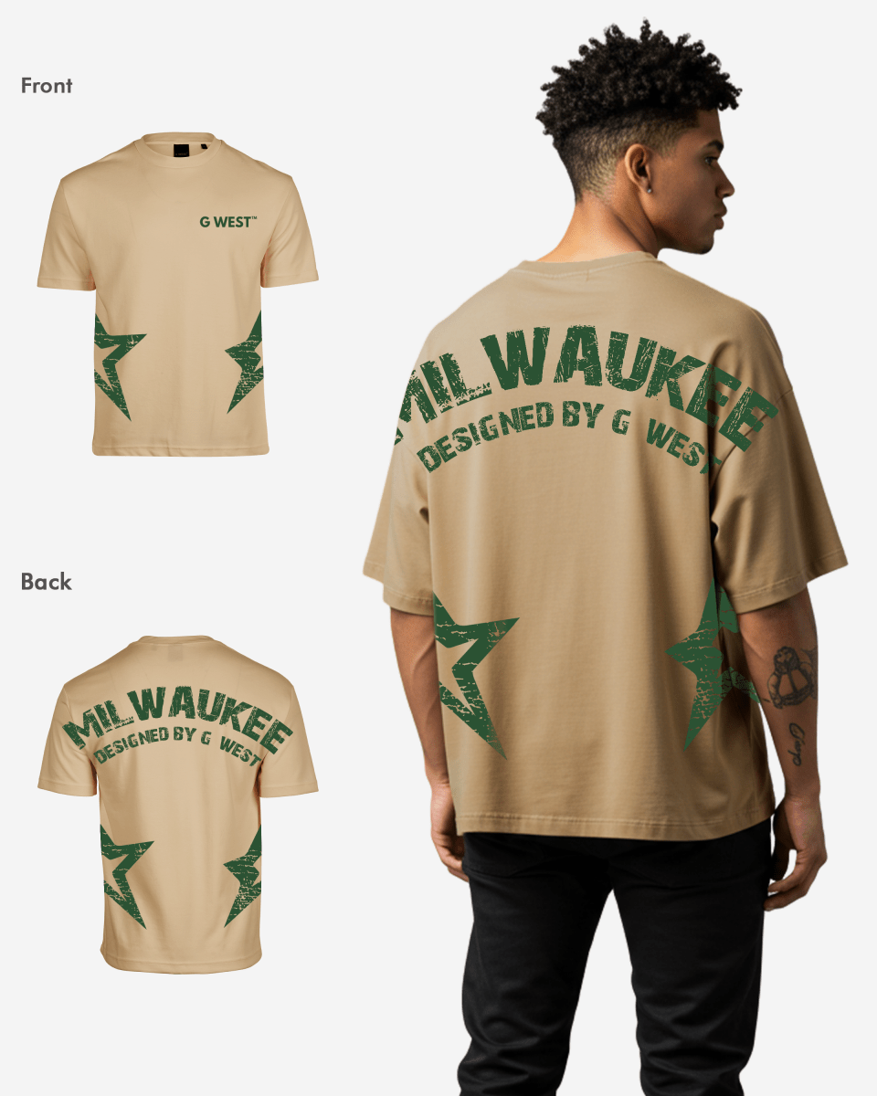 G West Oversized Milwaukee T-Shirt - G West