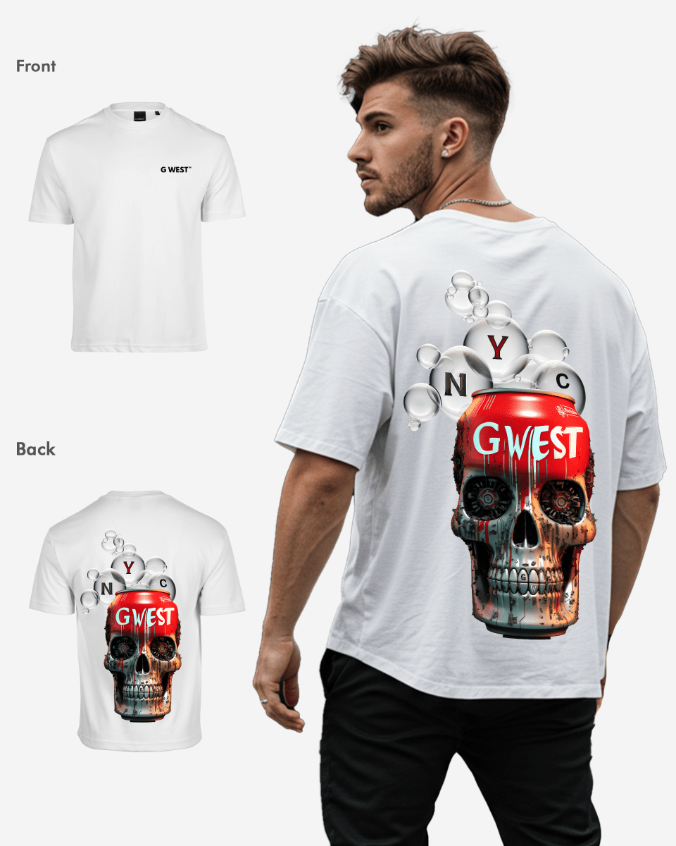G West Oversized Nyc Can T-Shirt - 3 Colors - G West