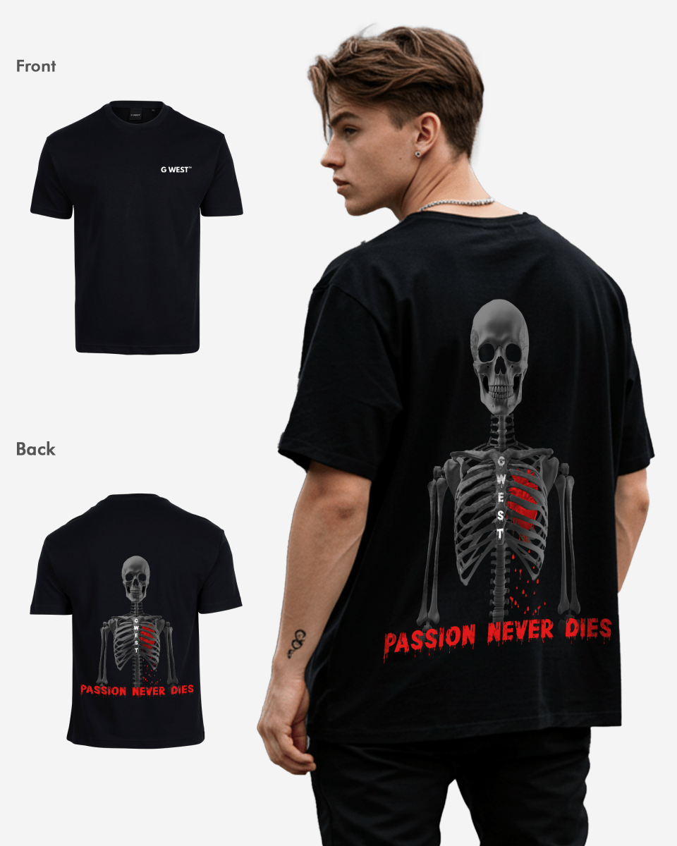 G West Oversized Passion Never Dies Tee - G West