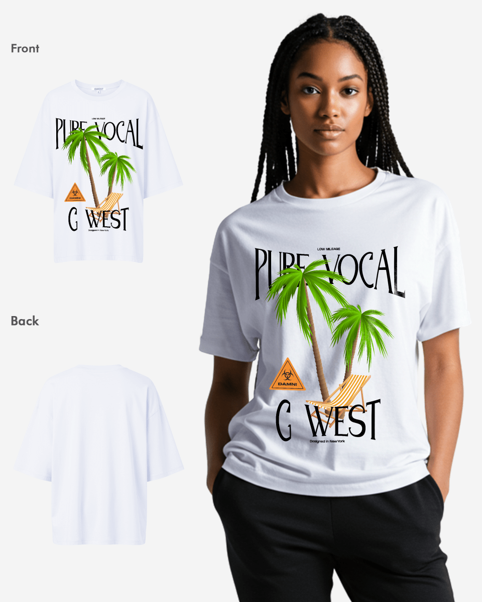G West Oversized Pure Vocal T Shirt - WOMEN - G West