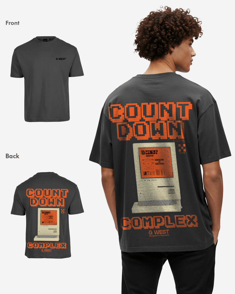 G West Oversized Retro Pc T-Shirt - 4 Colors - G West