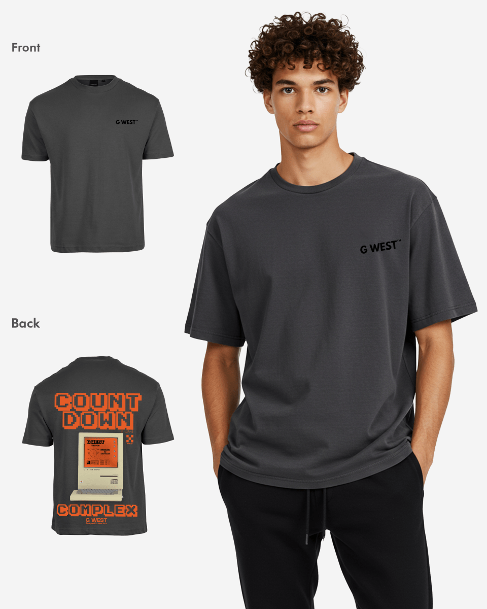 G West Oversized Retro Pc T-Shirt - 4 Colors - G West