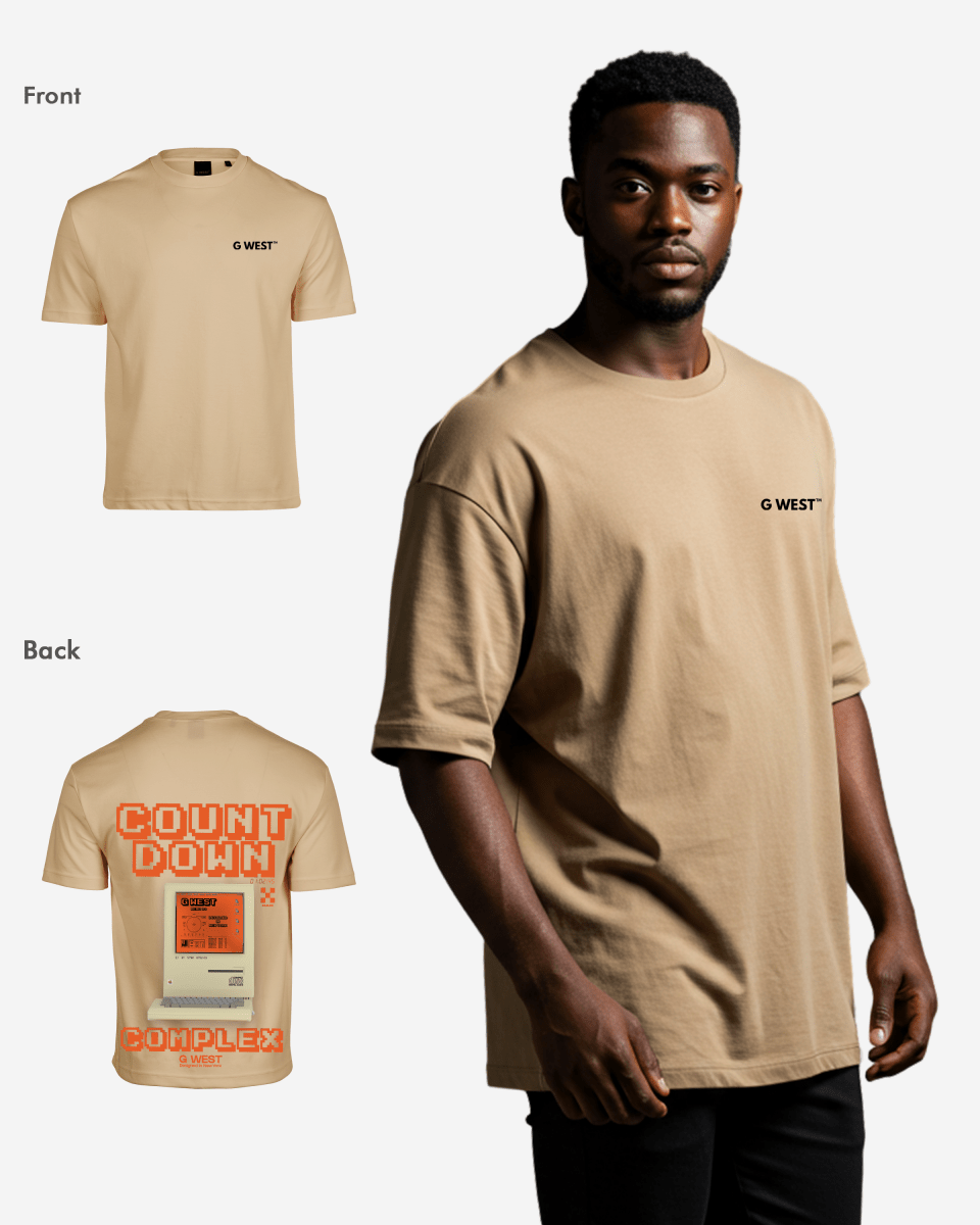 G West Oversized Retro Pc T-Shirt - 4 Colors - G West