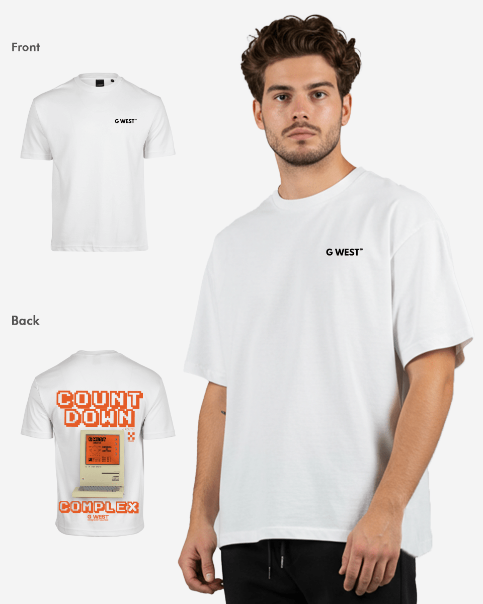 G West Oversized Retro Pc T-Shirt - 4 Colors - G West
