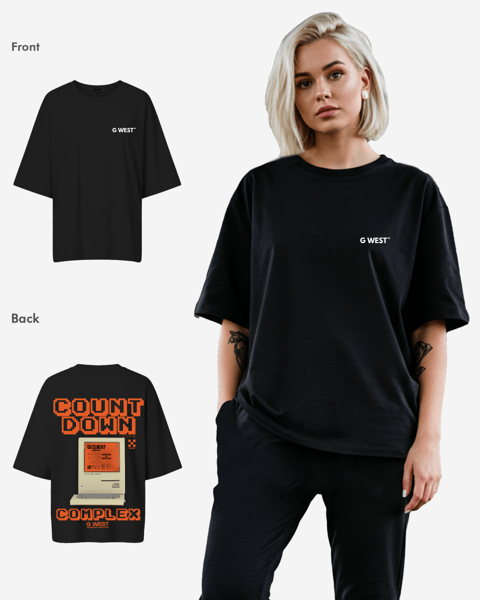 G West Oversized Retro Pc T-Shirt - WOMEN - G West