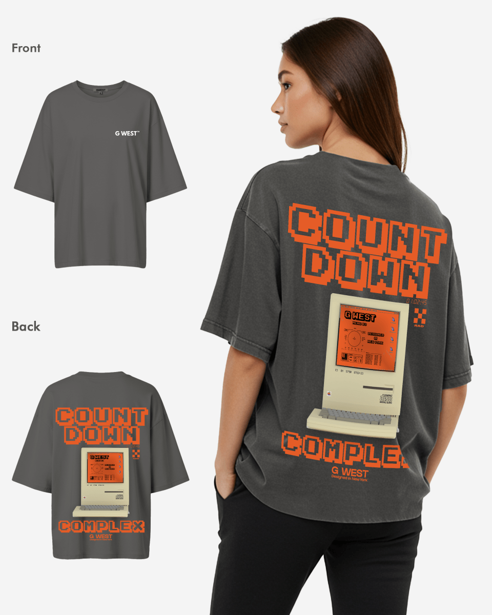 G West Oversized Retro Pc T-Shirt - WOMEN - G West