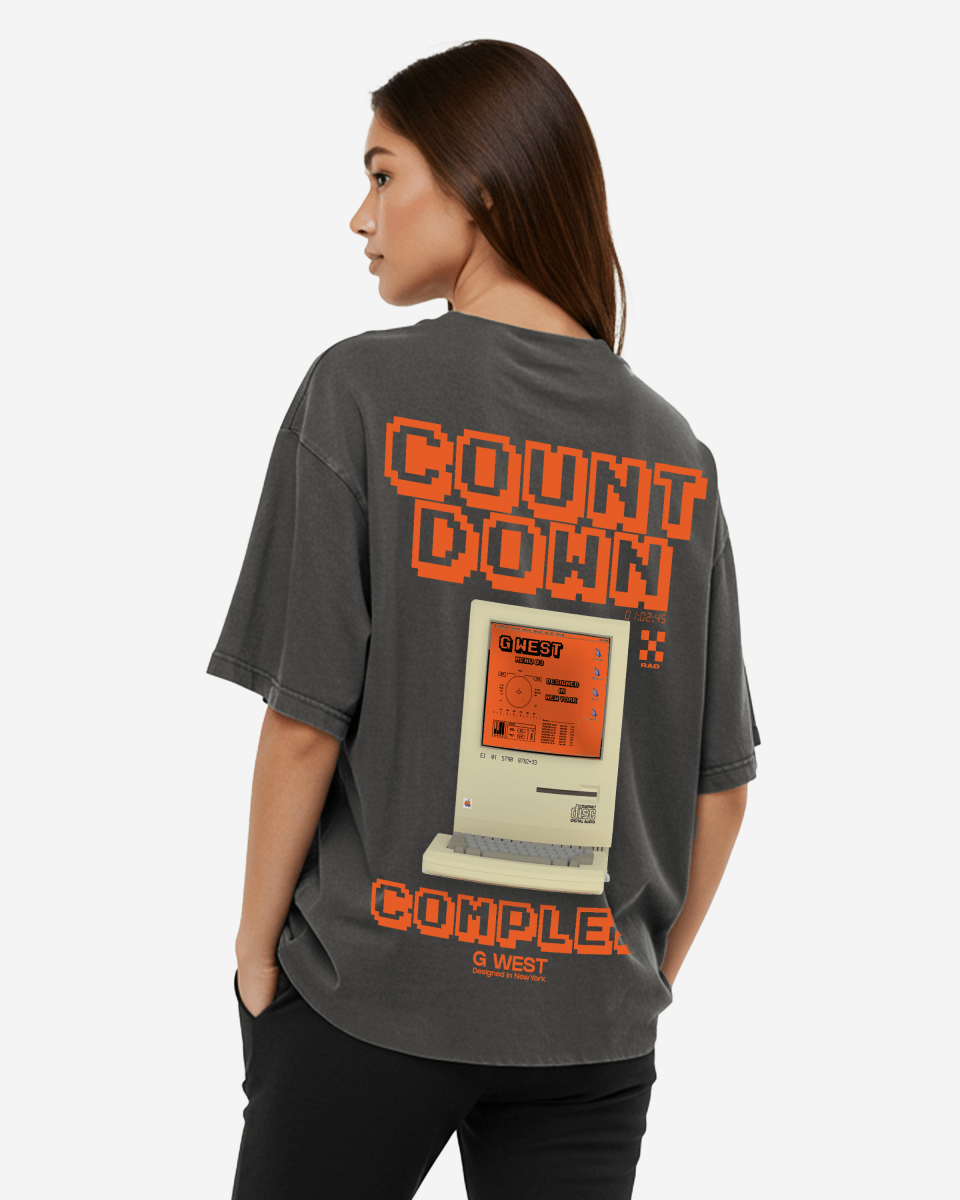 G West Oversized Retro Pc T-Shirt - WOMEN - G West
