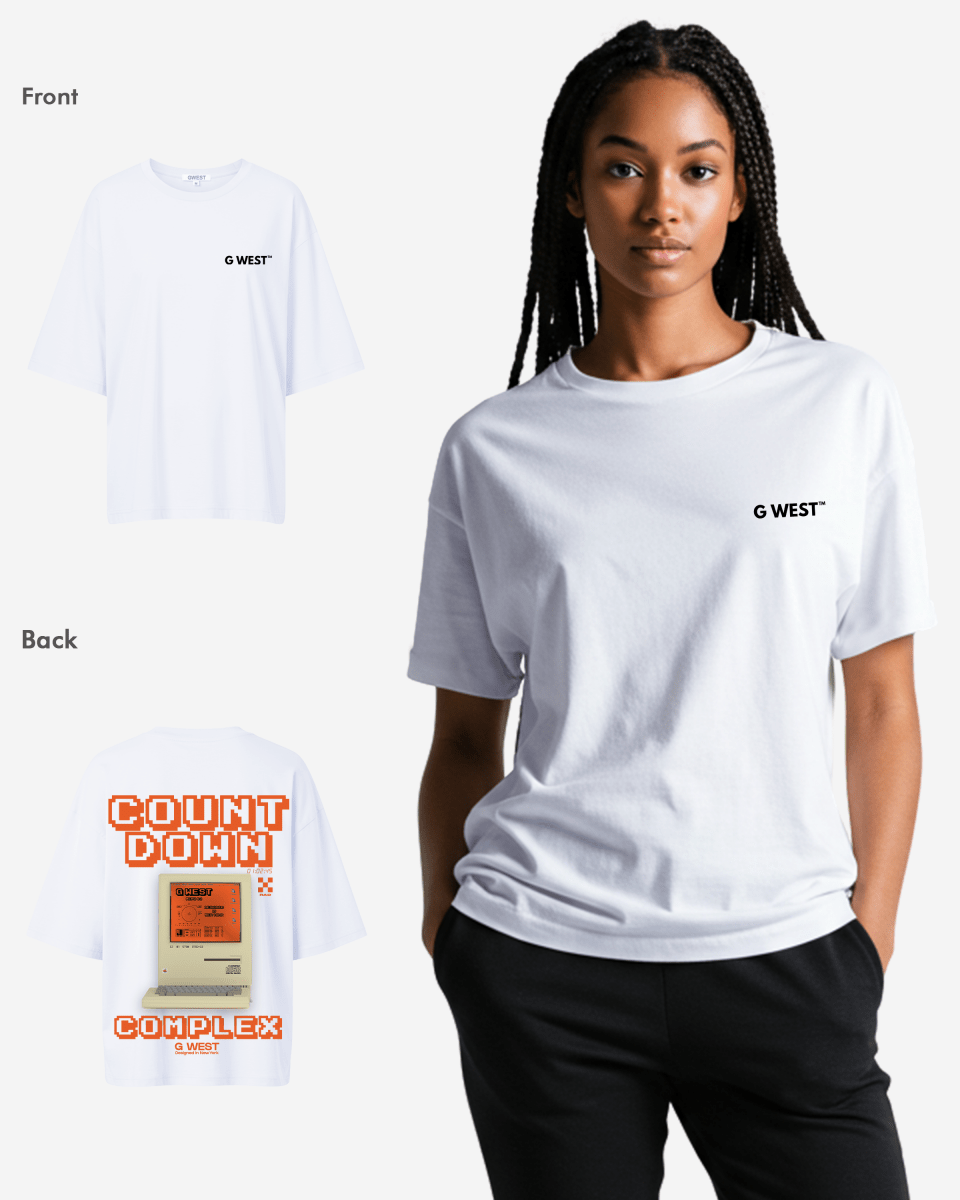 G West Oversized Retro Pc T-Shirt - WOMEN - G West