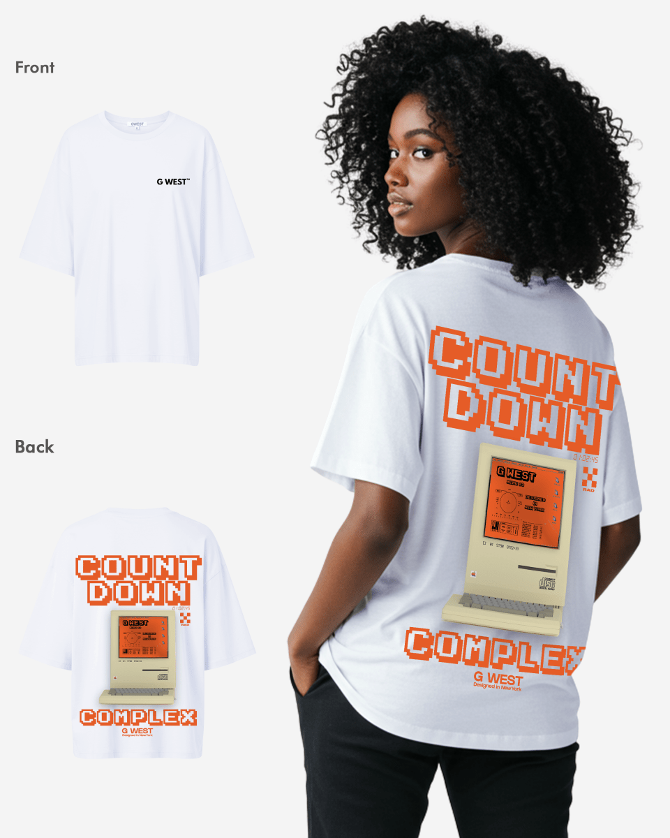 G West Oversized Retro Pc T-Shirt - WOMEN - G West