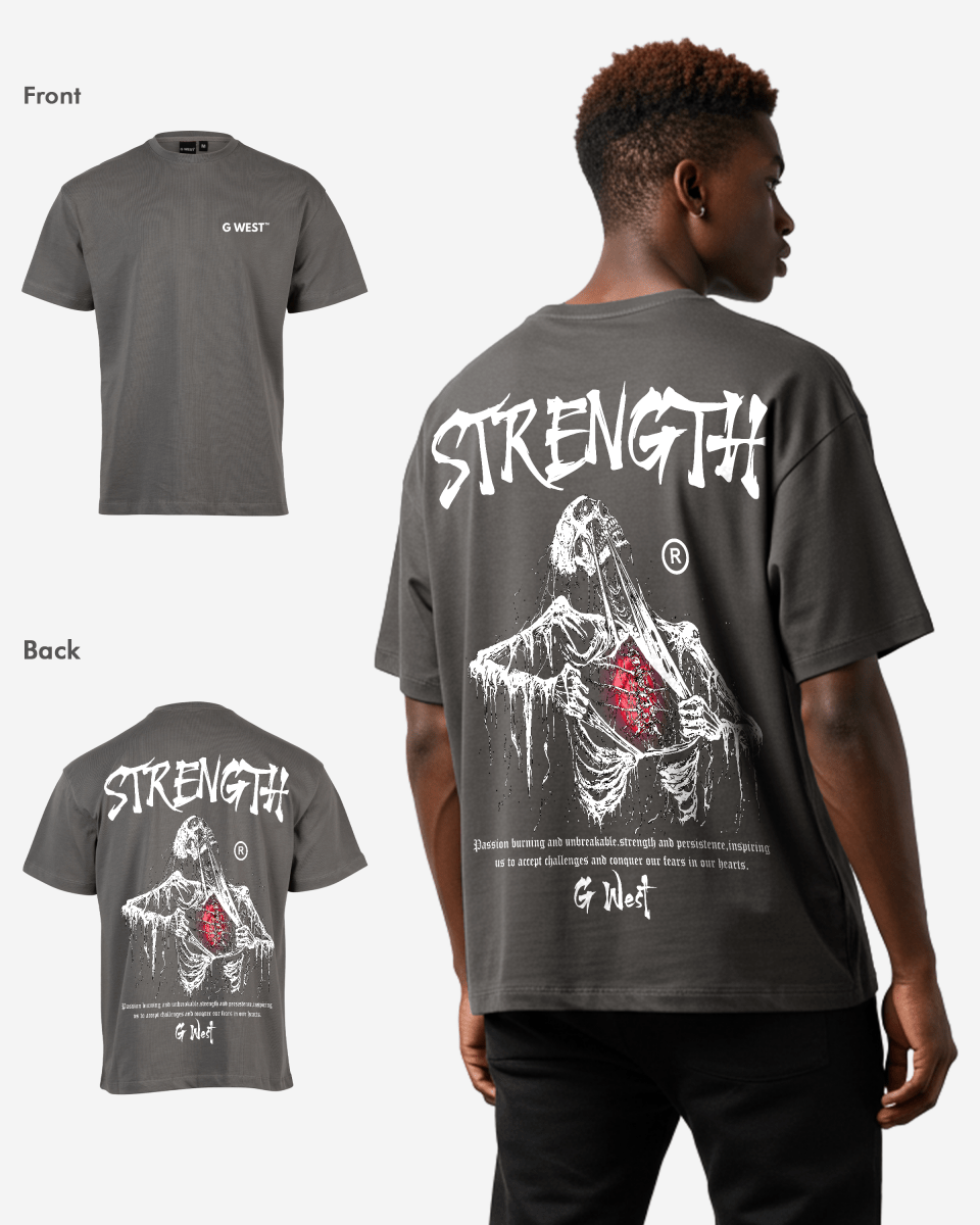 G West Oversized Ripping Skeleton Tee - G West