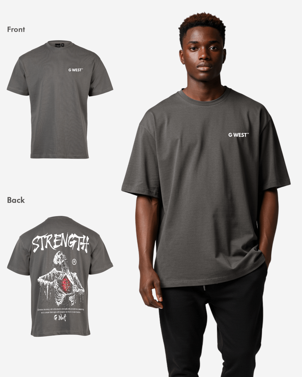 G West Oversized Ripping Skeleton Tee - G West