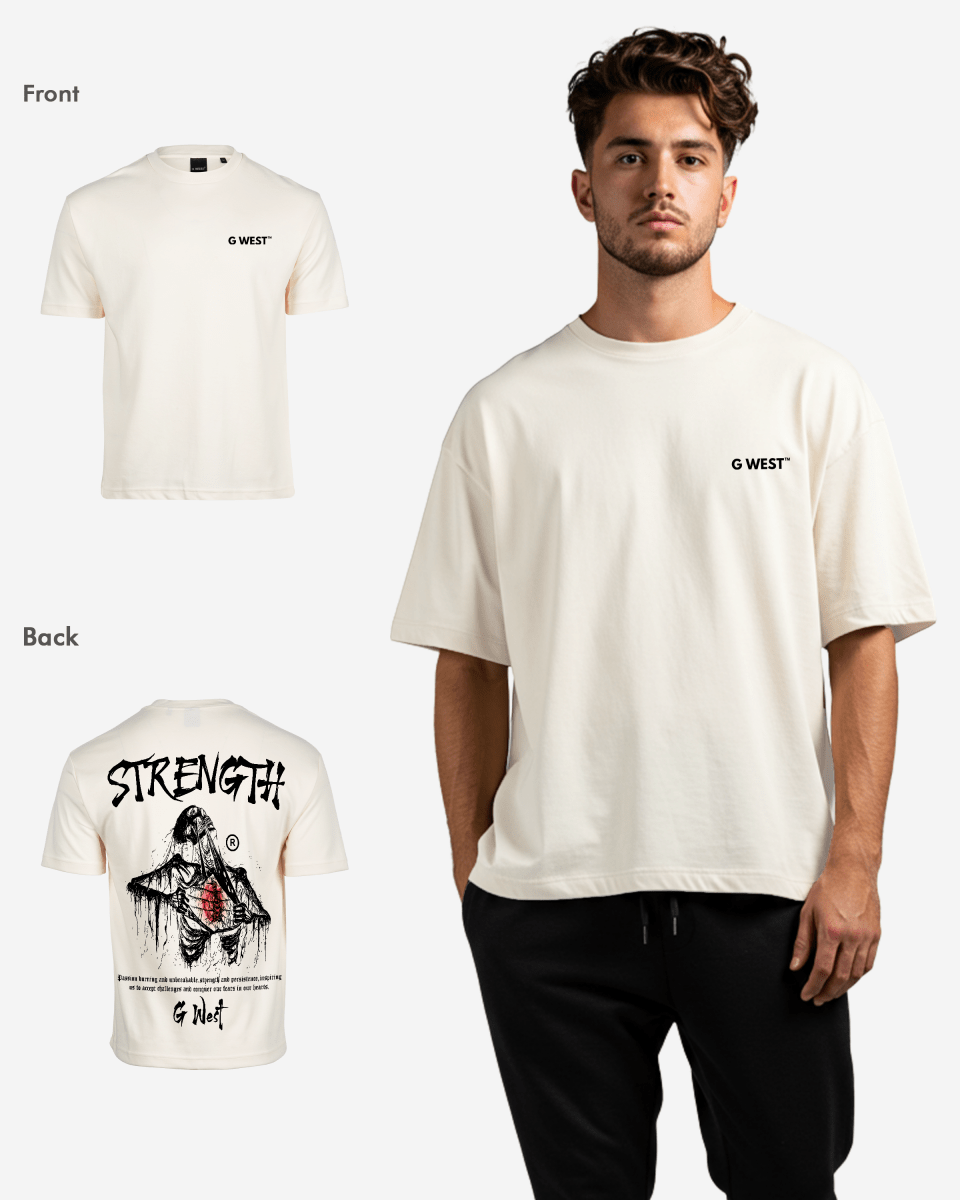 G West Oversized Ripping Skeleton Tee - G West