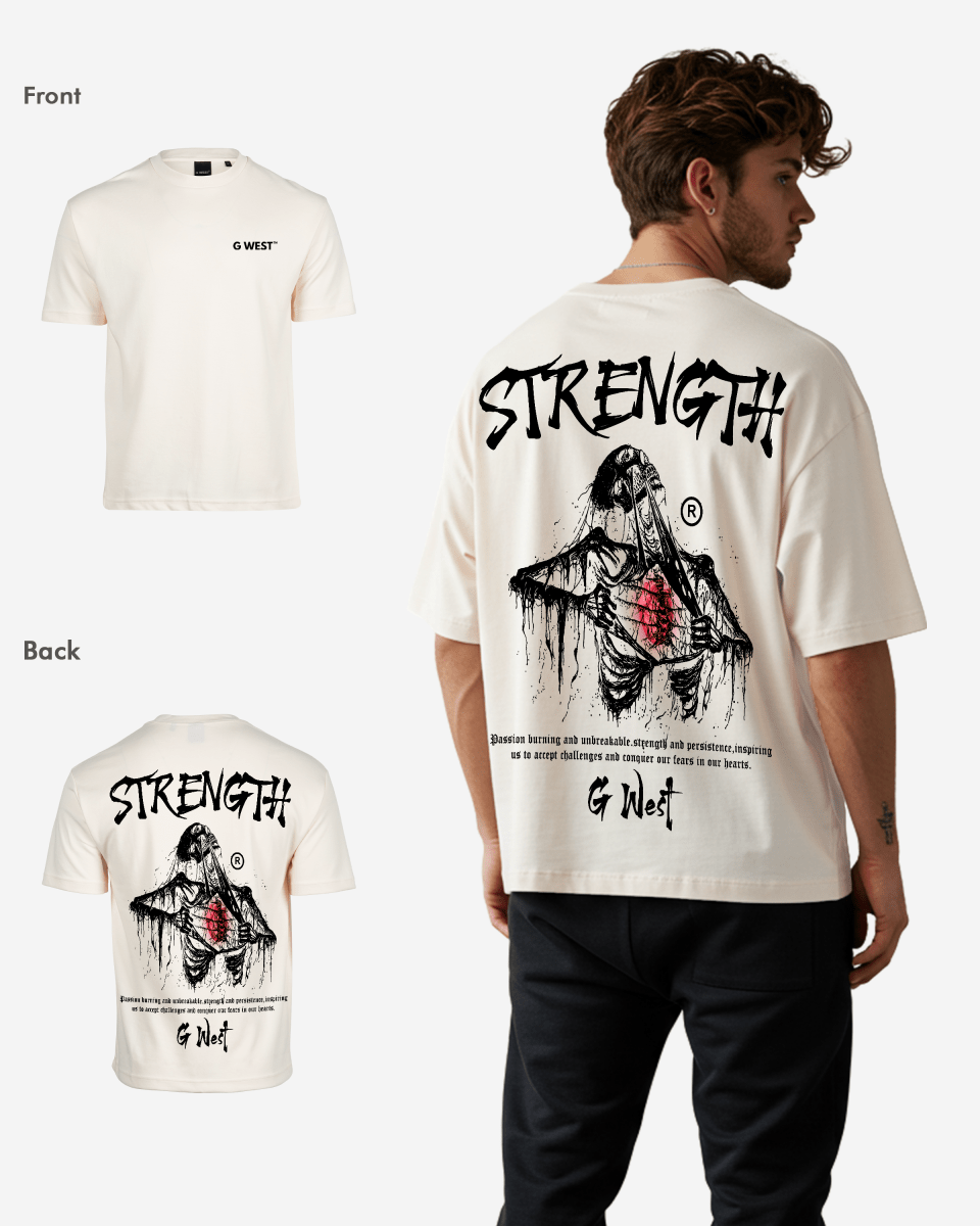 G West Oversized Ripping Skeleton Tee - G West
