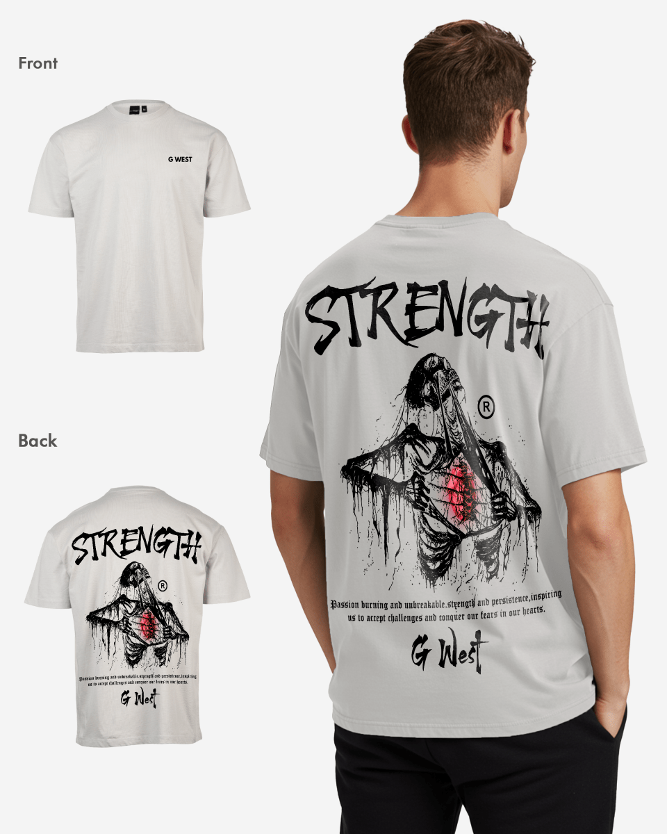 G West Oversized Ripping Skeleton Tee - G West