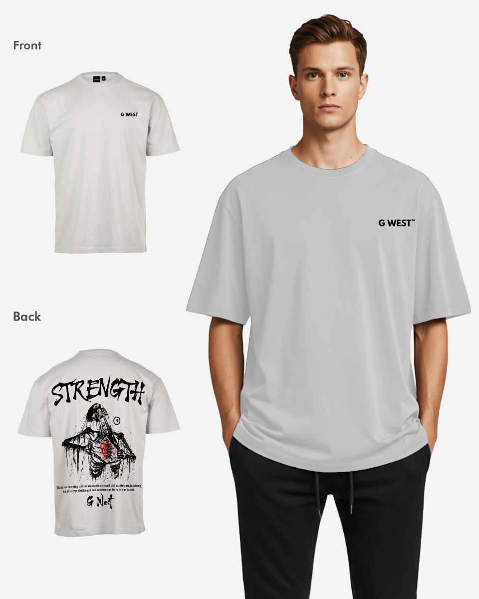 G West Oversized Ripping Skeleton Tee - G West