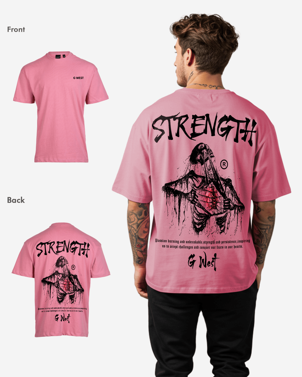 G West Oversized Ripping Skeleton Tee - G West