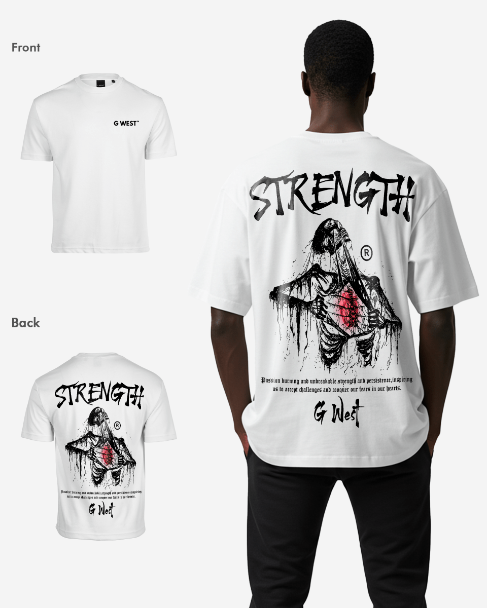 G West Oversized Ripping Skeleton Tee - G West
