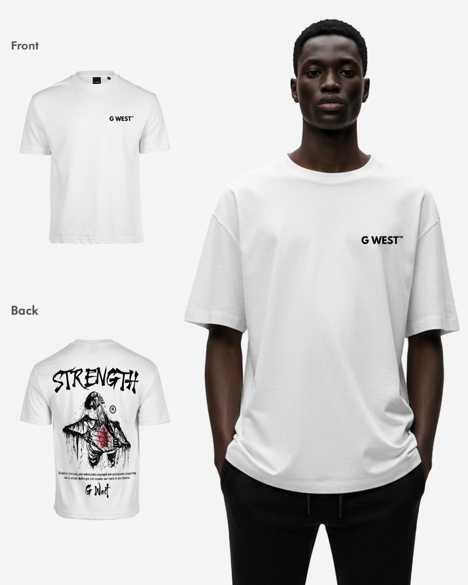 G West Oversized Ripping Skeleton Tee - G West