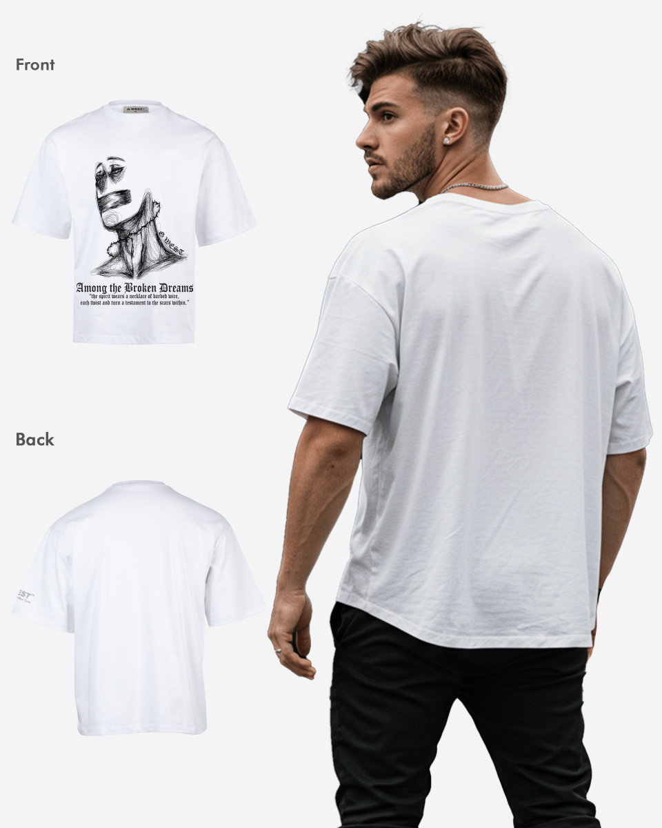 G West Oversized Sinner Black Tee - G West