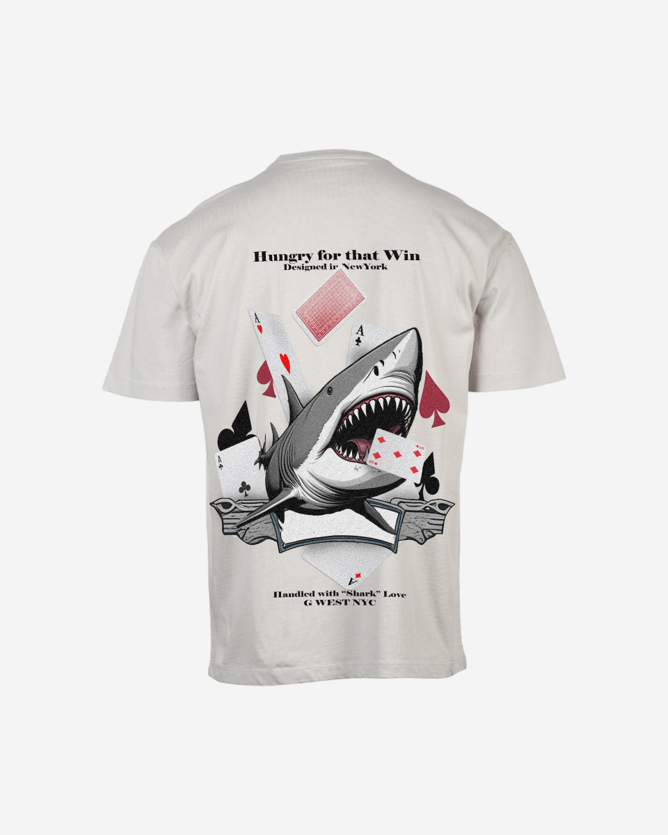 G West Oversized Spade Of Sharks T Shirt - G West
