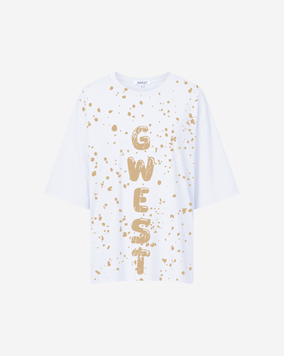 G West Oversized Splatter Tee - WOMEN - G West