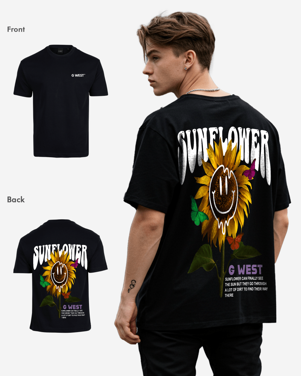 G West Oversized Sunflower Tee - G West