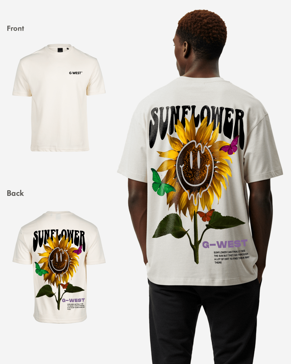 G West Oversized Sunflower Tee - G West
