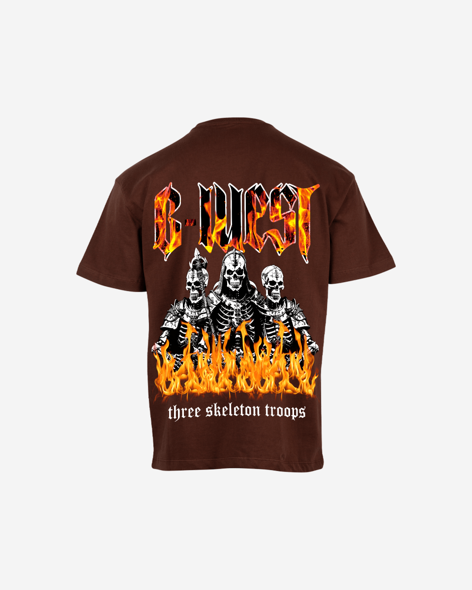 G West Oversized Tri Skeleton Tee - G West