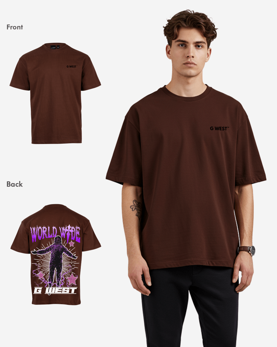 G West Oversized World Wide Star Tee - G West