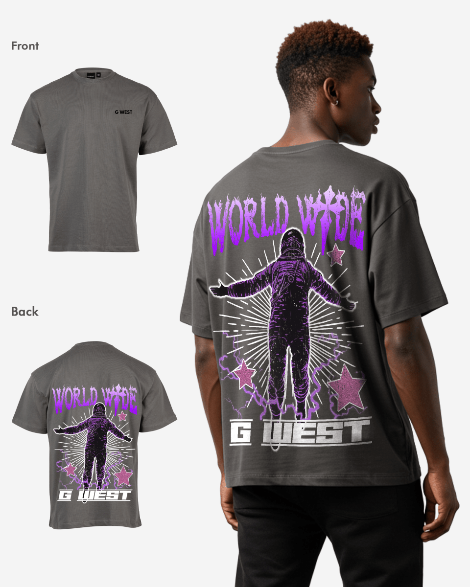 G West Oversized World Wide Star Tee - G West