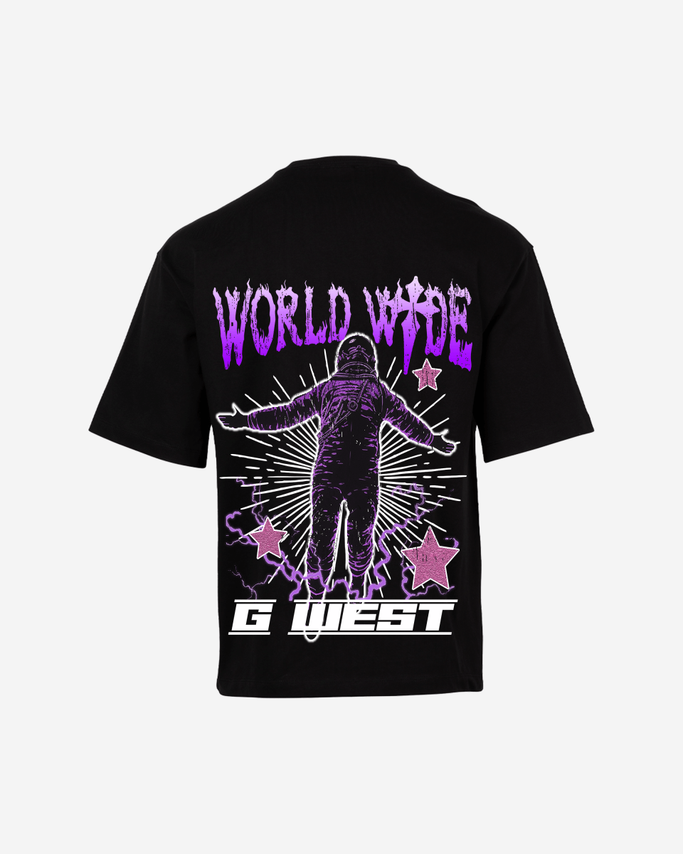 G West Oversized World Wide Star Tee - G West