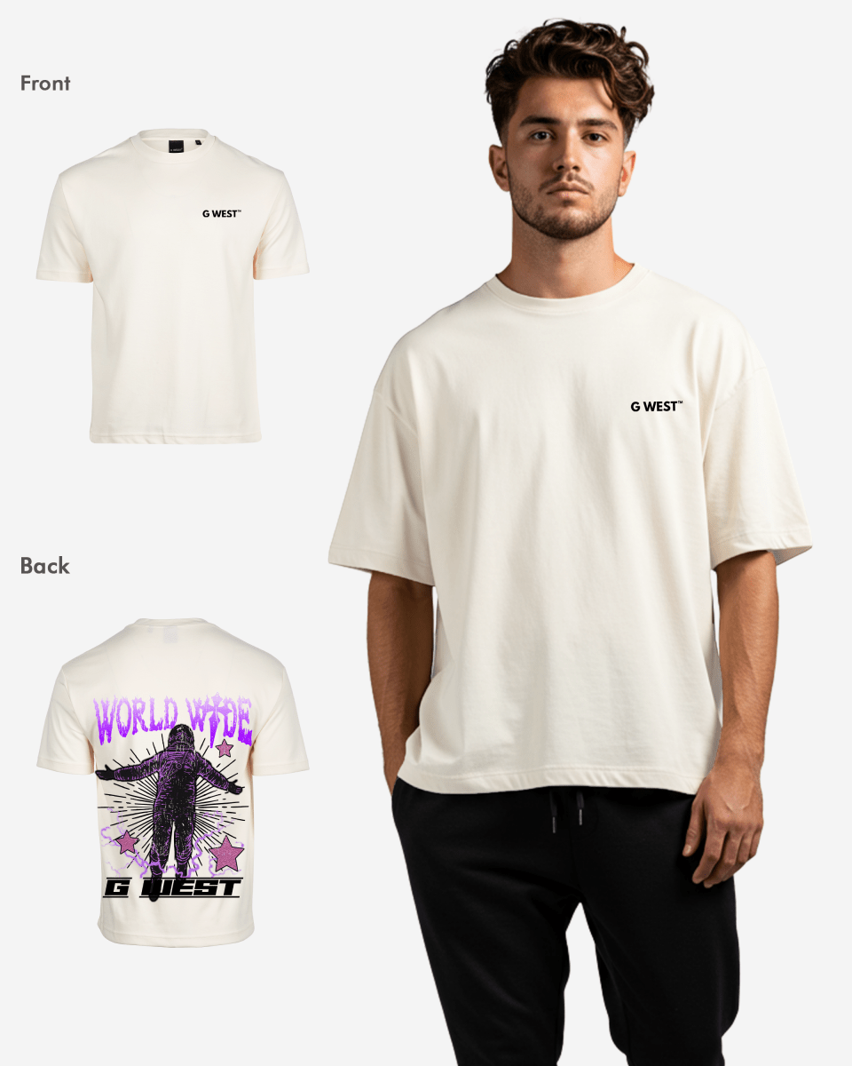 G West Oversized World Wide Star Tee - G West