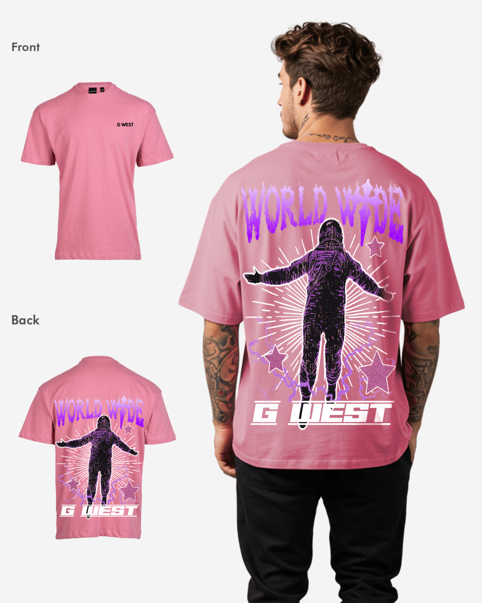 G West Oversized World Wide Star Tee - G West