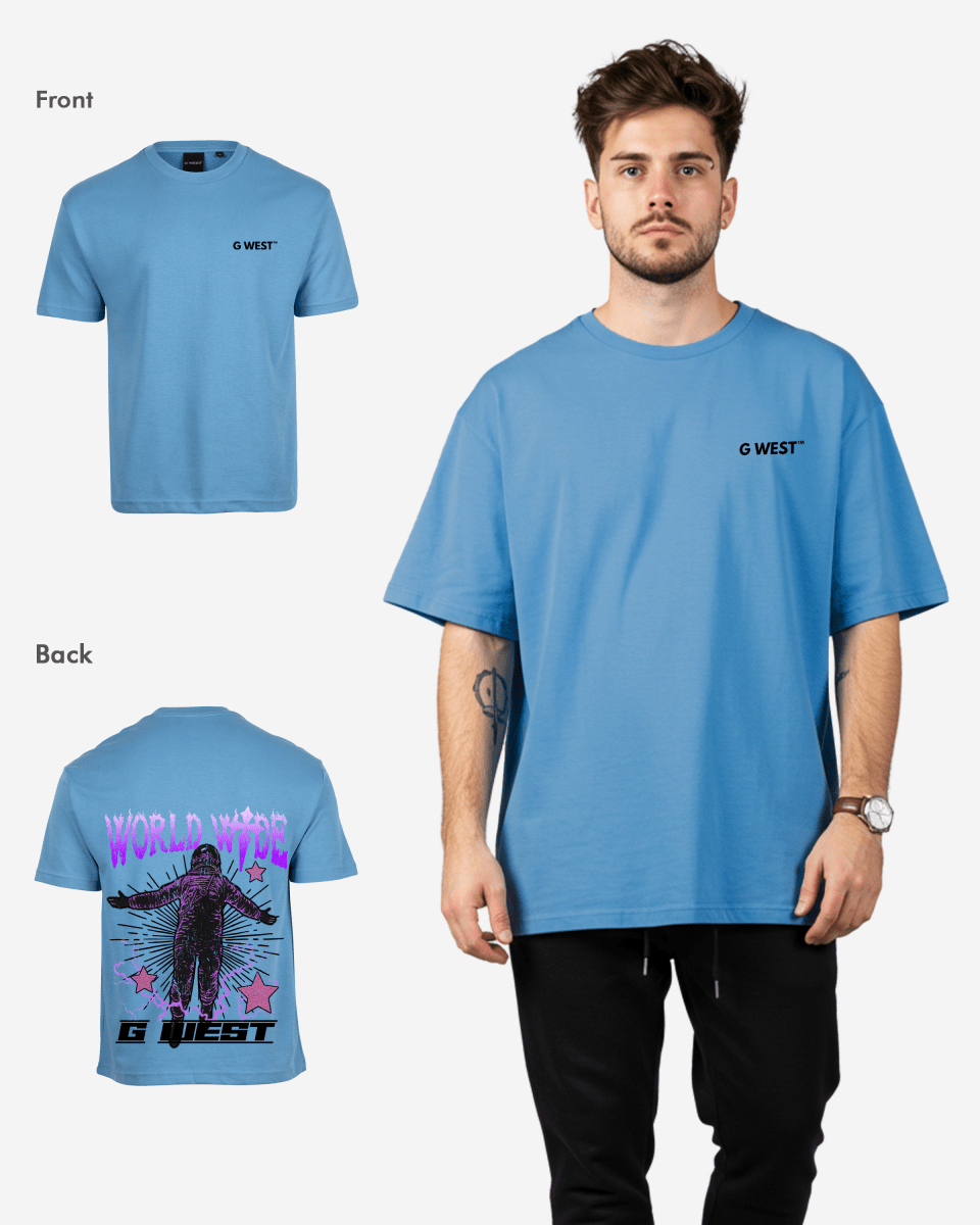 G West Oversized World Wide Star Tee - G West