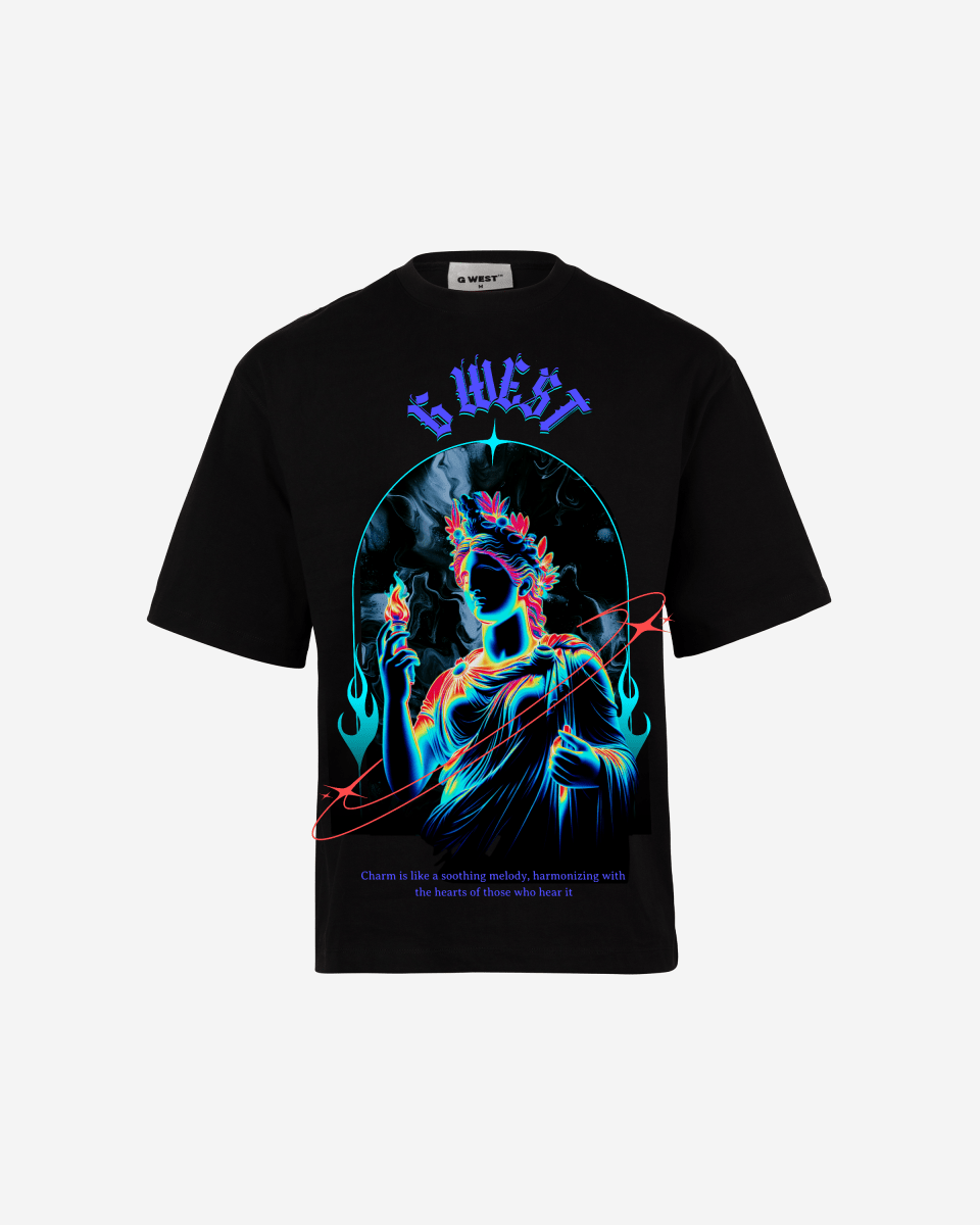 G - WEST OVERSTRESSED OVERSIZED TEE GWROJMT159 - G West
