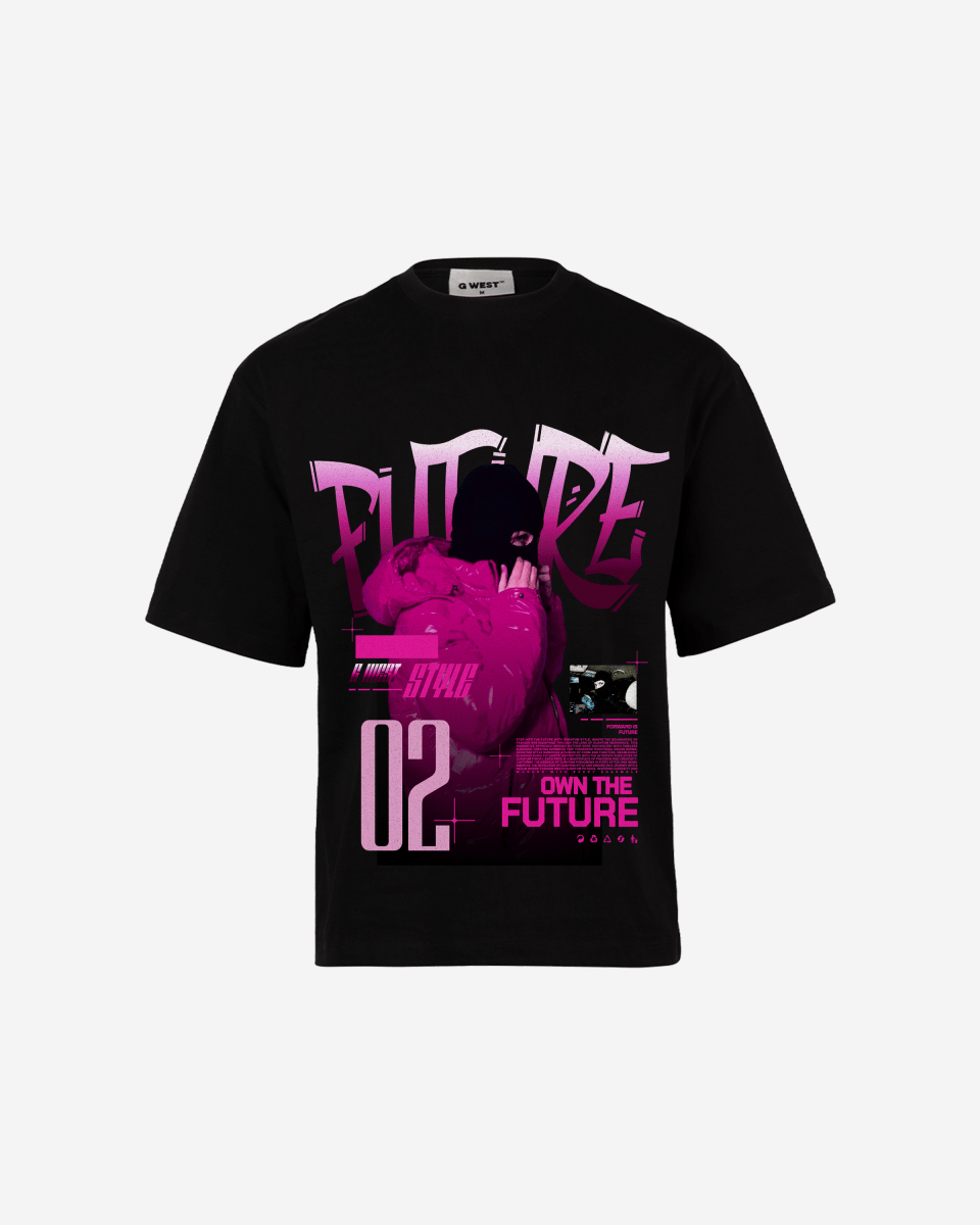 G - WEST OWN THE FUTURE OVERSIZED TEE GWROJMT109 - G West