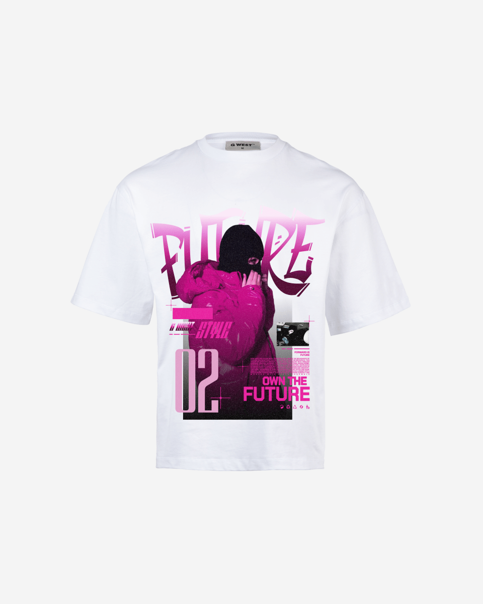 G - WEST OWN THE FUTURE OVERSIZED TEE GWROJMT109 - G West