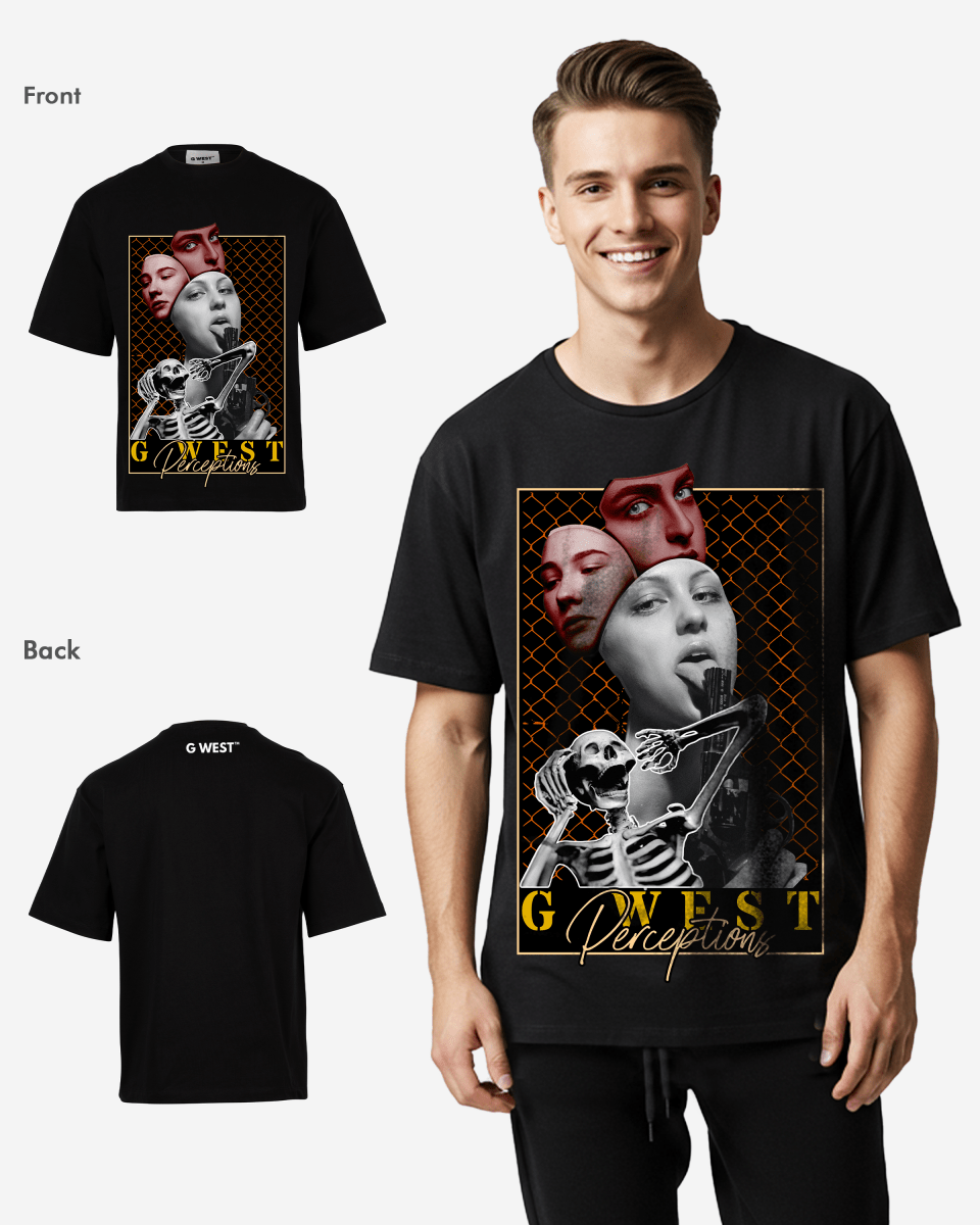 G WEST PEREPTIONS OVERSIZED TEE GWROJMT63 - G West