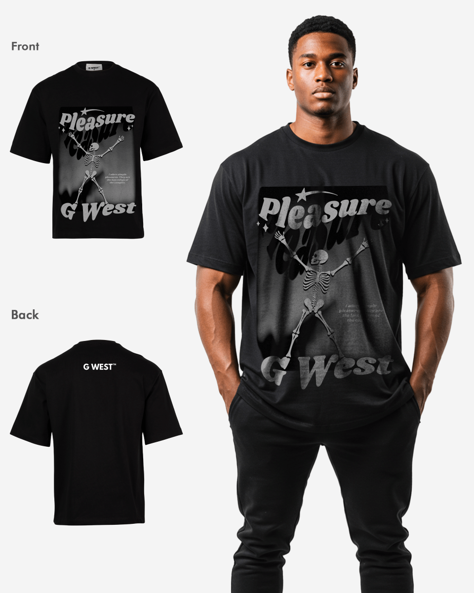 G - WEST PLEASURE OVERSIZED TEE GWROJMT208 - G West