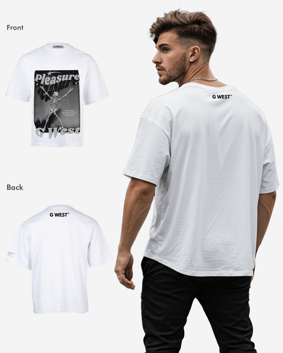 G - WEST PLEASURE OVERSIZED TEE GWROJMT208 - G West