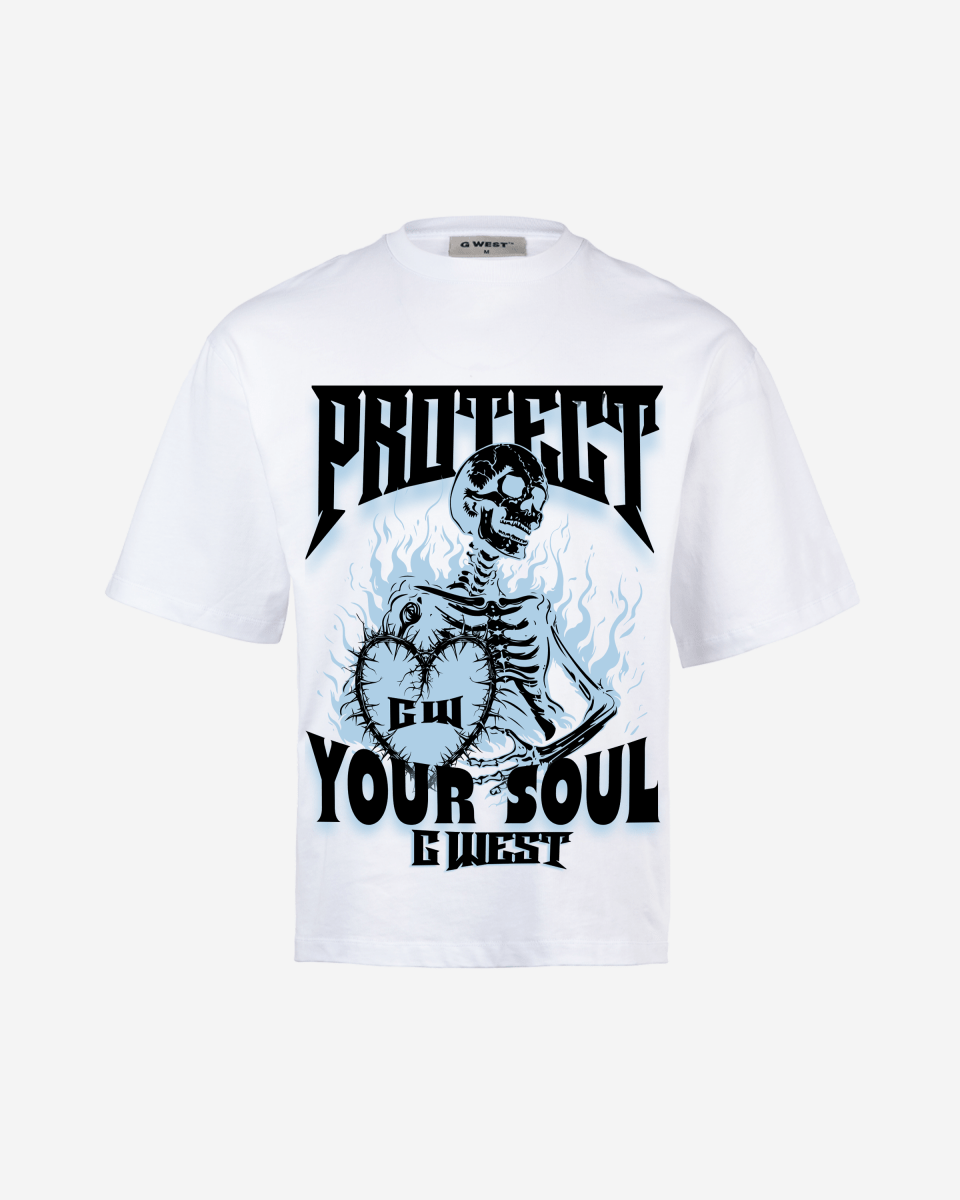 G West protect your soul Oversized tee - G West